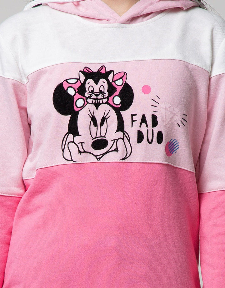 Disney Minnie Cute Ever Sweatshirt Hoody Cut Sewn