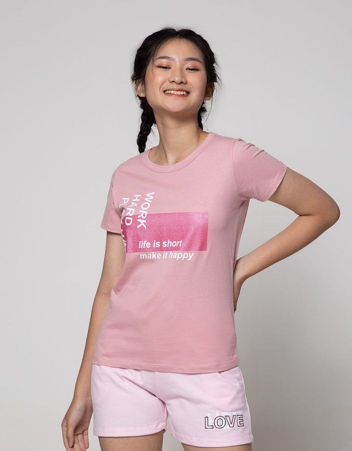Nevada Short Sleeve T-Shirt Work Hard Play Hard