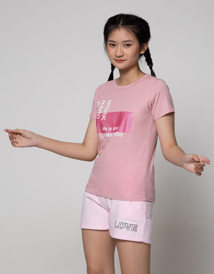 Nevada Short Sleeve T-Shirt Work Hard Play Hard