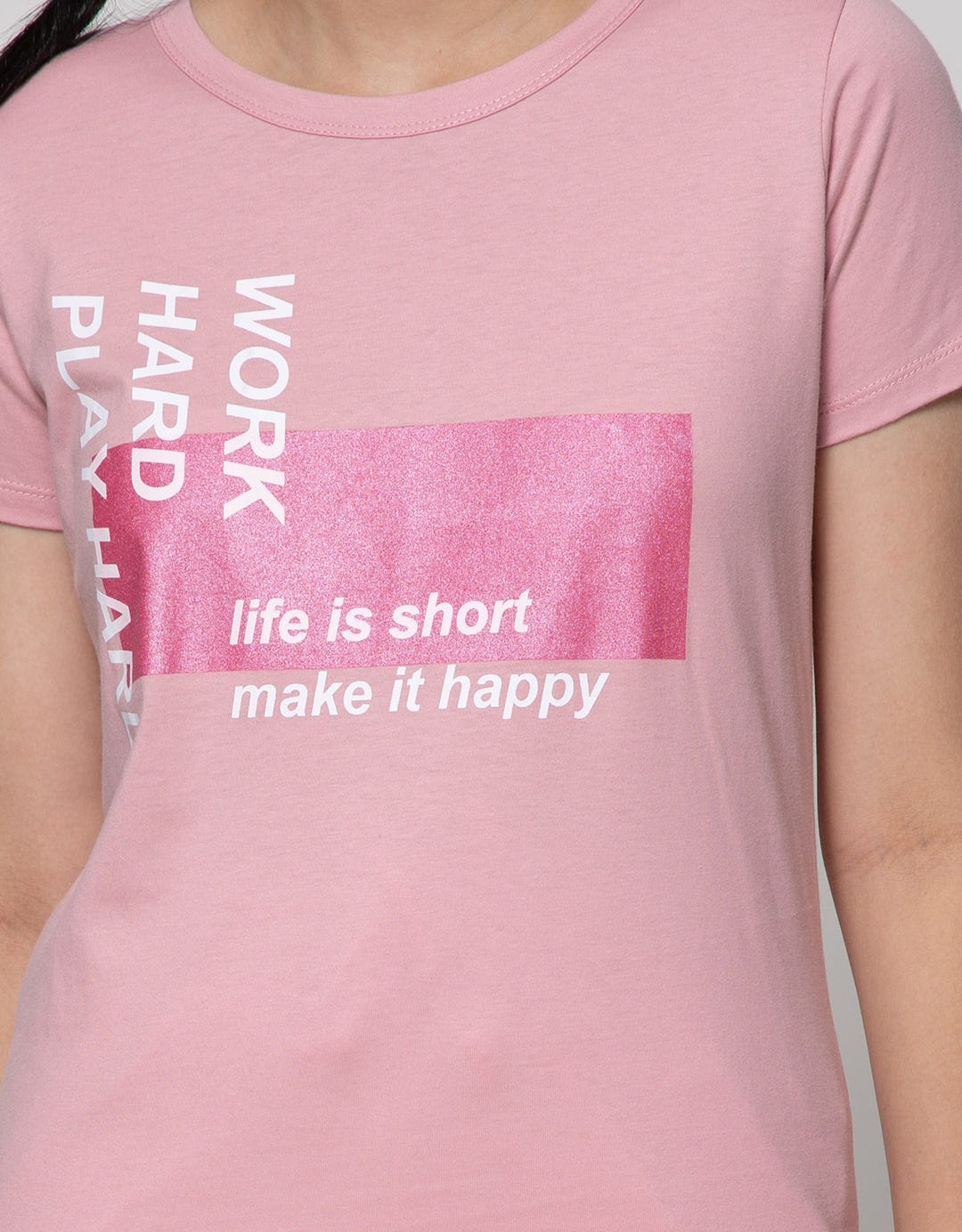 Nevada Short Sleeve T-Shirt Work Hard Play Hard
