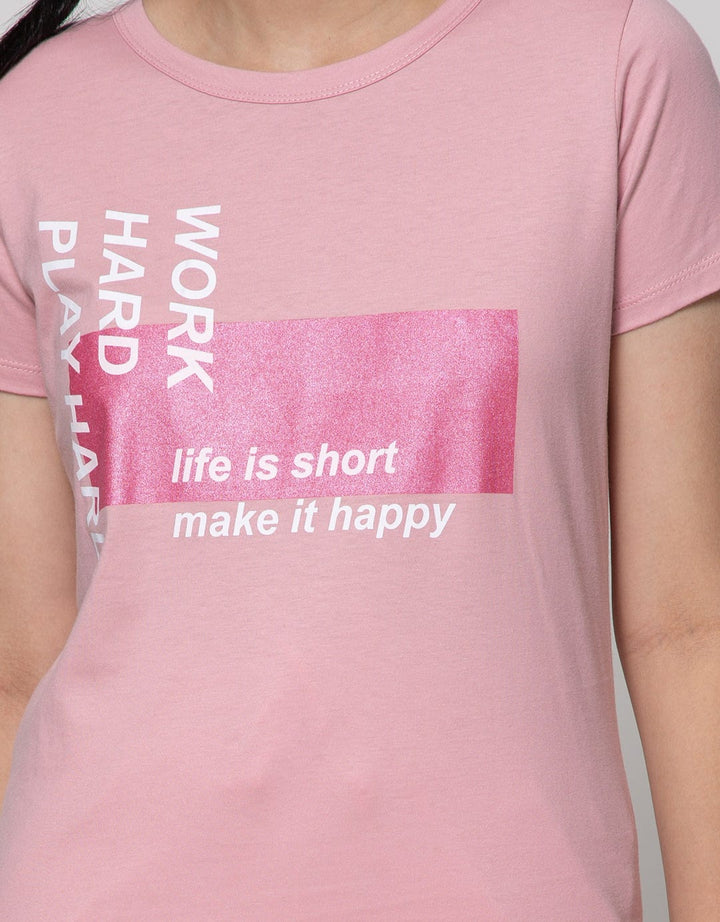 Nevada Short Sleeve T-Shirt Work Hard Play Hard