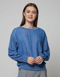 Nevada Sweatshirt Chambray Top