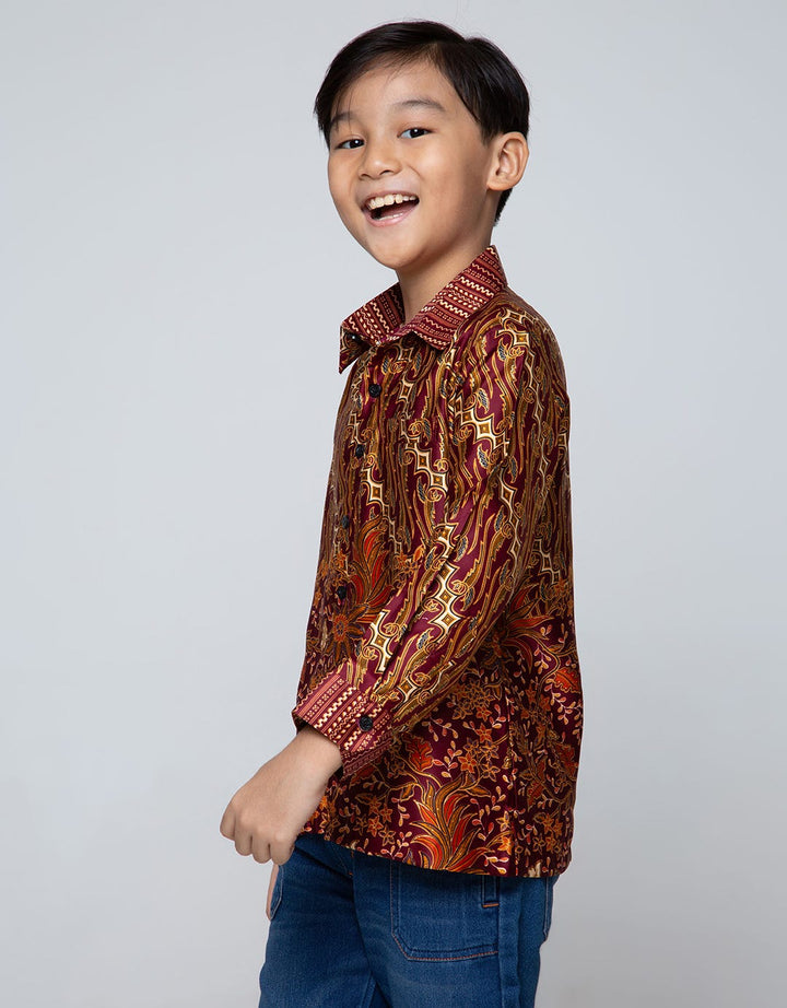 Arjuna Weda Boy Batik Shirt Grows Beautifully