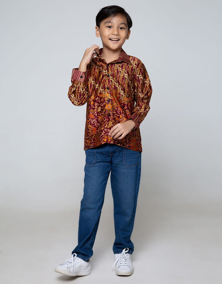Arjuna Weda Boy Batik Shirt Grows Beautifully