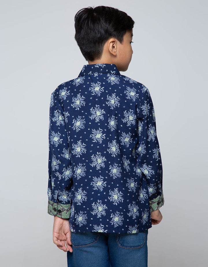 Arjuna Weda Boy Hem Batik Maduraan