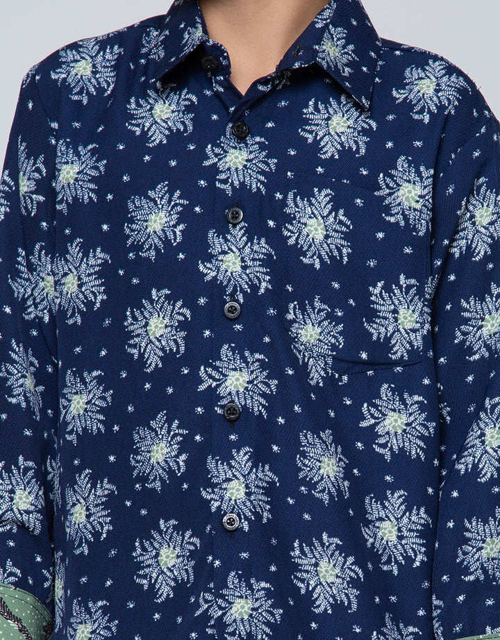Arjuna Weda Boy Hem Batik Maduraan