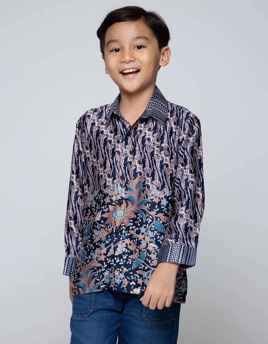 Arjuna Weda Boy Batik Shirt Grows Beautifully