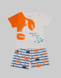 Pipiniko Top - Bottom Set Boys Crab Set
