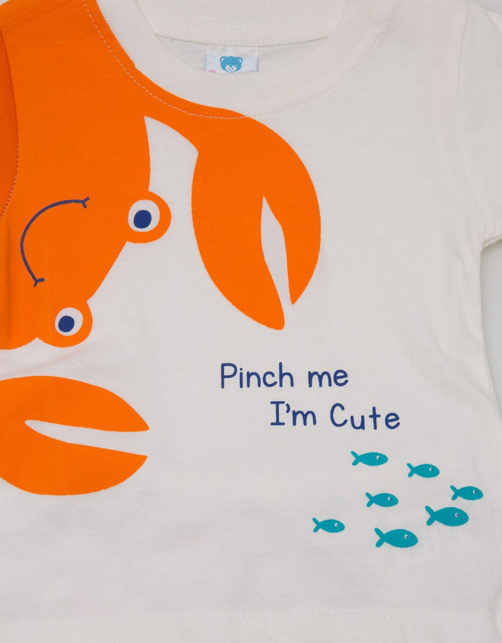 Pipiniko Top - Bottom Set Boys Crab Set