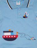 Pipiniko Top - Bottom Set Boys Sailor Set