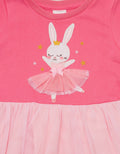 Pipiniko Short Sleeve Midi Dress Bunny Ballet