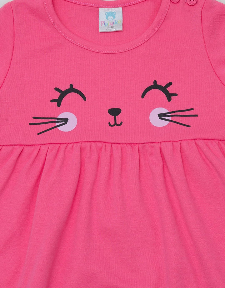 Pipiniko Short Sleeve Midi Dress Daily