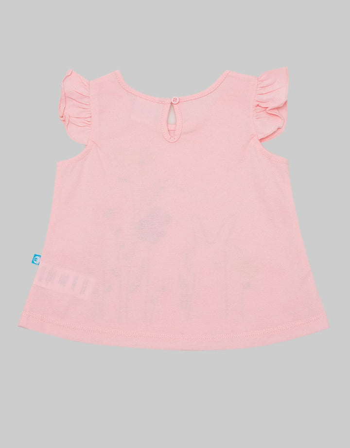 Pipiniko Short Sleeve T-Shirt Flower Application