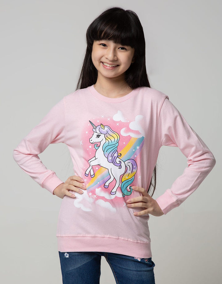 Aero Sweatshirt Unicorn Rainbow