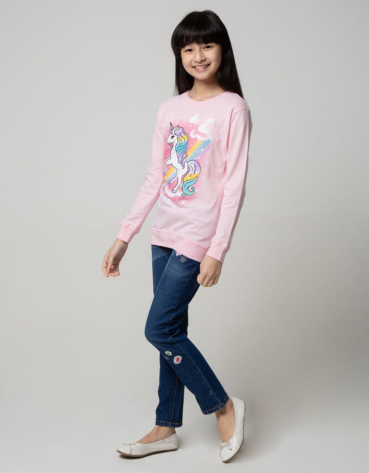Aero Sweatshirt Unicorn Rainbow
