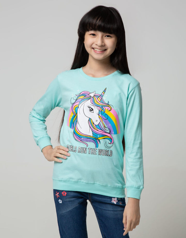 Aero Sweatshirt Unic GirLong Sleeve Run The World