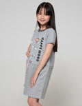 Aero Short Sleeve Midi Dress Happy Mood