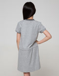 Aero Short Sleeve Midi Dress Happy Mood