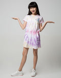 Aero Short Sleeve Midi Dress Ombre Mermaid 