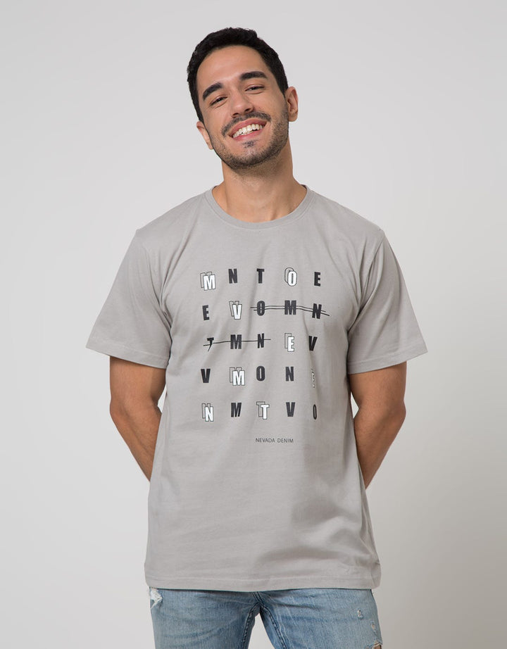 Nevada Non Logo Kaos Casual Pria