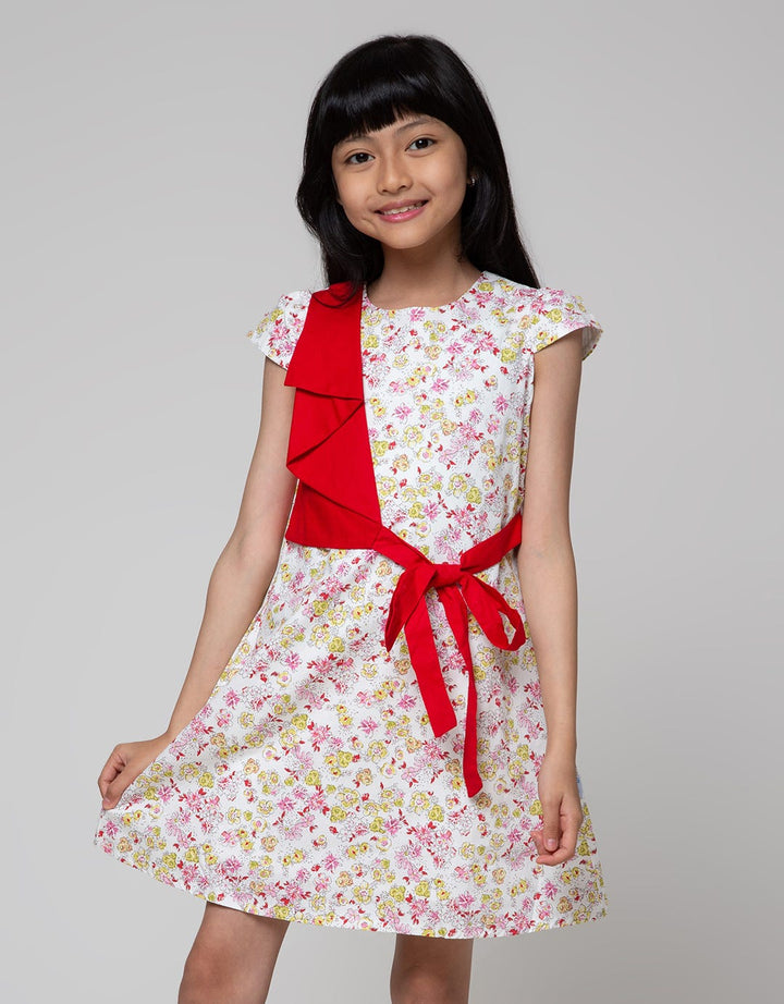 Donita Casual Dye 02 Print Dress for Girls
