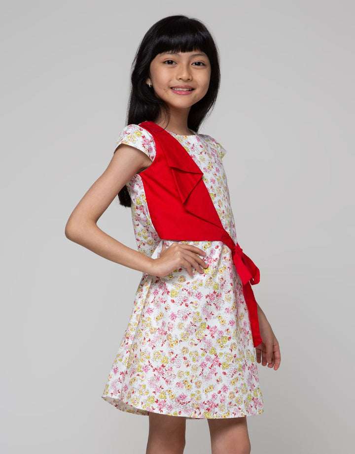 Donita Casual Dye 02 Print Dress for Girls