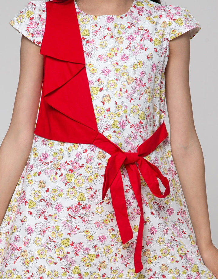 Donita Casual Dye 02 Print Dress for Girls