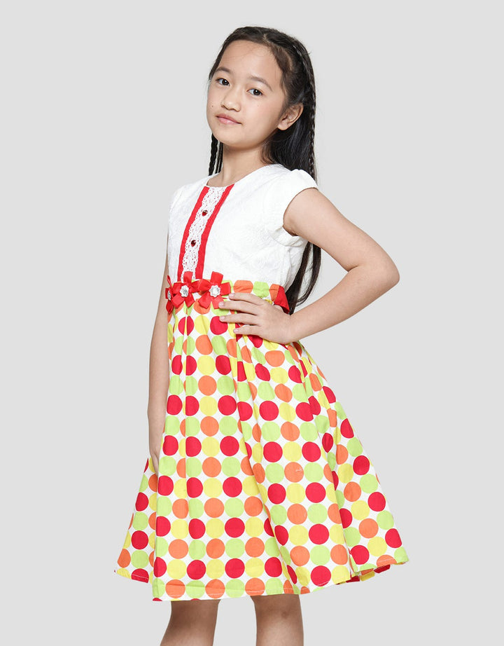 Donita Dress Full Colour Anak Perempuan