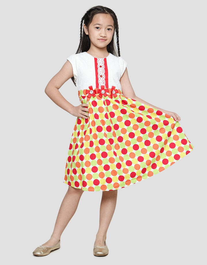 Donita Dress Full Colour Anak Perempuan