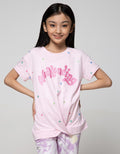 Nevada Short Sleeve T-Shirt Twist Bottom Print Weekending