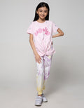 Nevada Short Sleeve T-Shirt Twist Bottom Print Weekending
