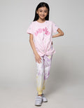 Nevada Short Sleeve T-Shirt Twist Bottom Print Weekending