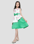 Donita Flower Print Dress for Girls