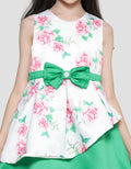 Donita Flower Print Dress for Girls
