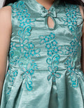 Donita Ribbon Neck Dress Party Anak Perempuan