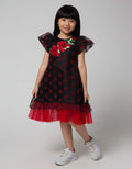 Donita Layer Lace Party Dress Anak Perempuan