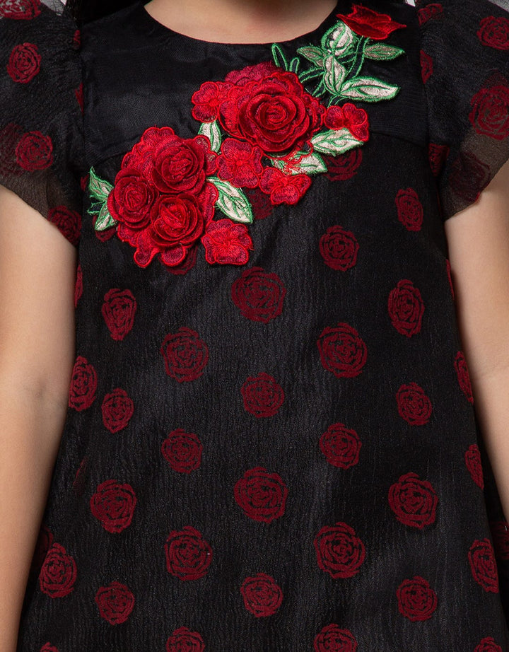 Donita Layer Lace Party Dress Anak Perempuan