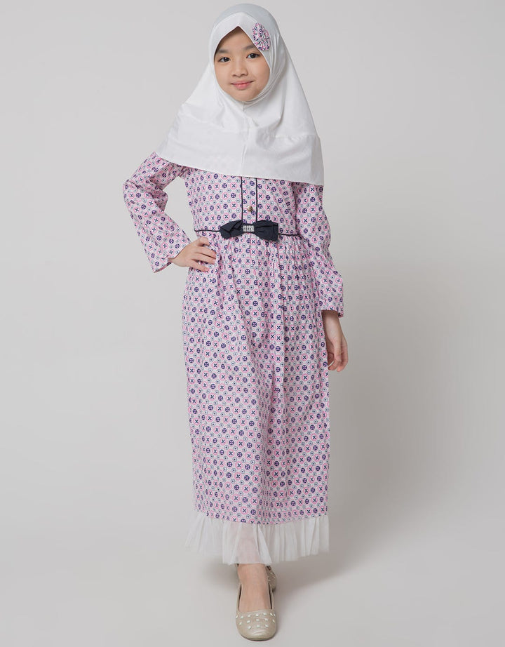 Donita Muslim Casual Dress Motif Look