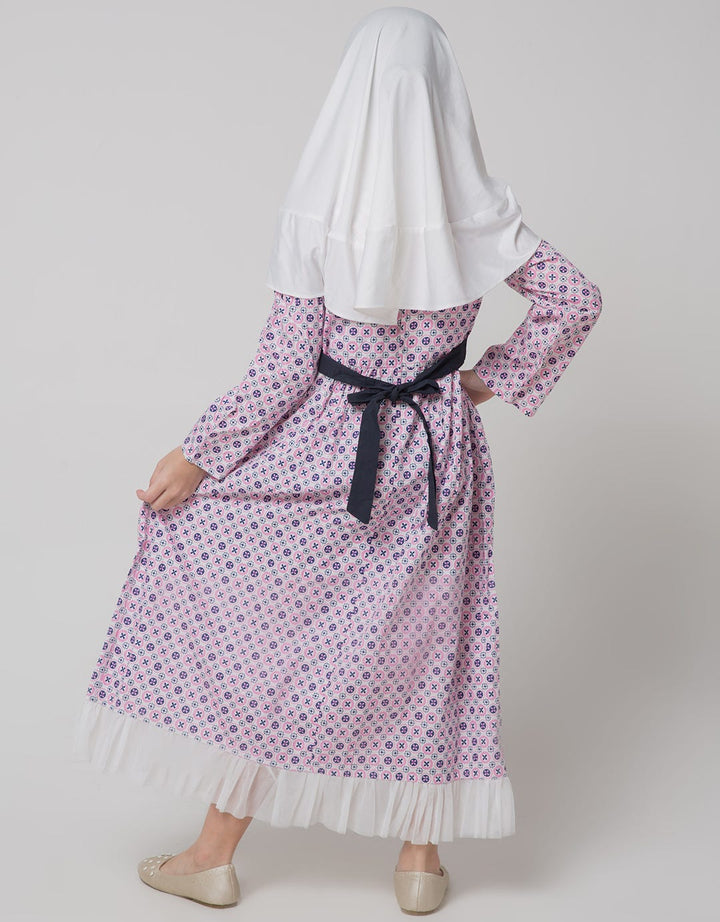 Donita Muslim Casual Dress Motif Look