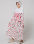 Donita Casual Muslim Dress with Print Motif