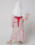 Donita Casual Muslim Dress with Print Motif