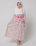 Donita Casual Muslim Dress with Print Motif