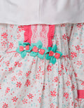 Donita Floral Full Print Dress Gamis Anak Perempuan