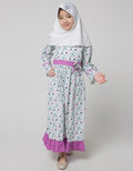 Donita Muslim Casual Flower Motif Dress