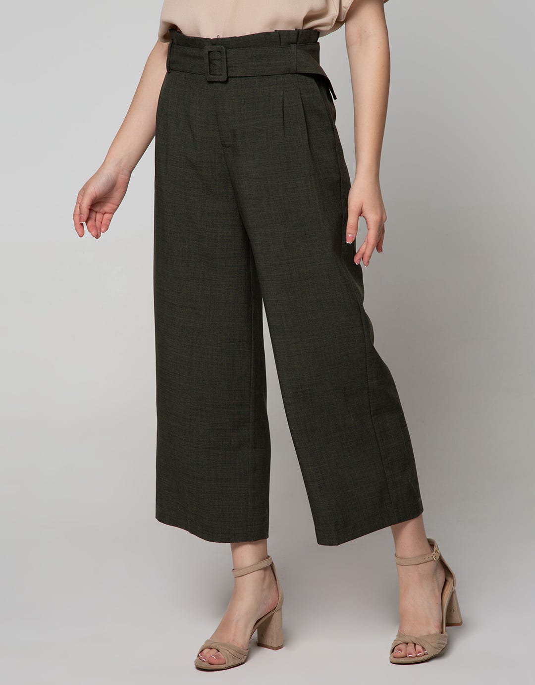 Connexion Ankle Pants Plz Hi Waist With Buckle