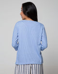 Connexion Long Sleeve T-Shirt Vertikal Stripe