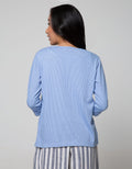 Connexion Long Sleeve T-Shirt Vertikal Stripe