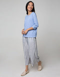 Connexion Long Sleeve T-Shirt Vertikal Stripe