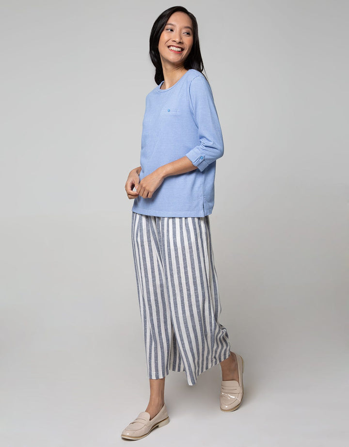 Connexion Long Sleeve T-Shirt Vertikal Stripe