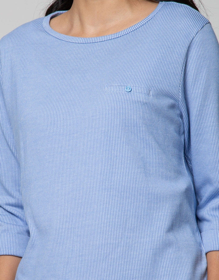 Connexion Long Sleeve T-Shirt Vertikal Stripe